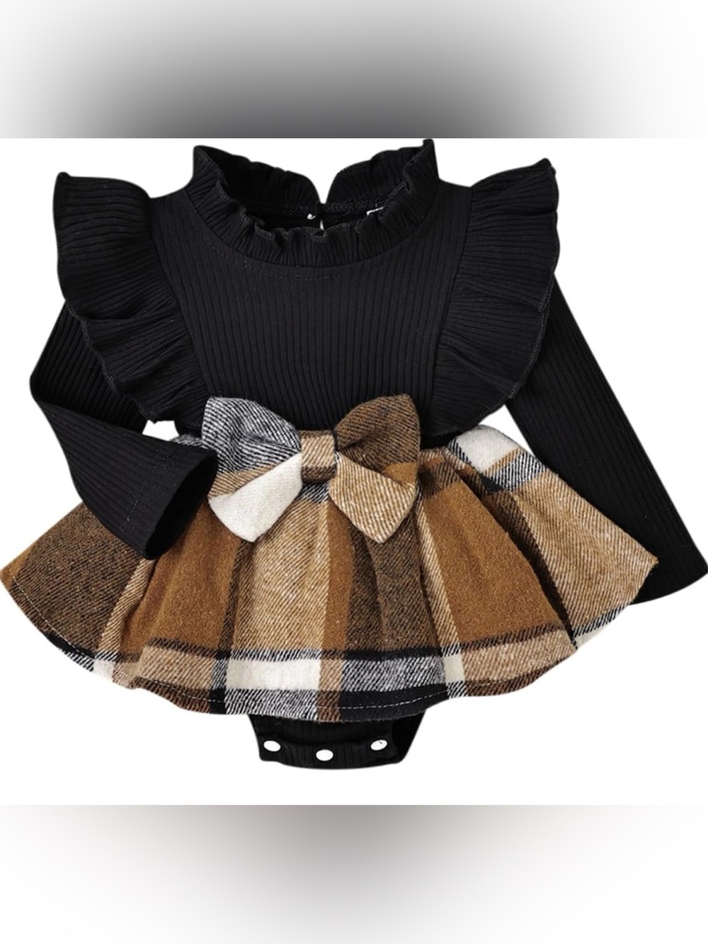 Baby Girl Plaid Romper Dress